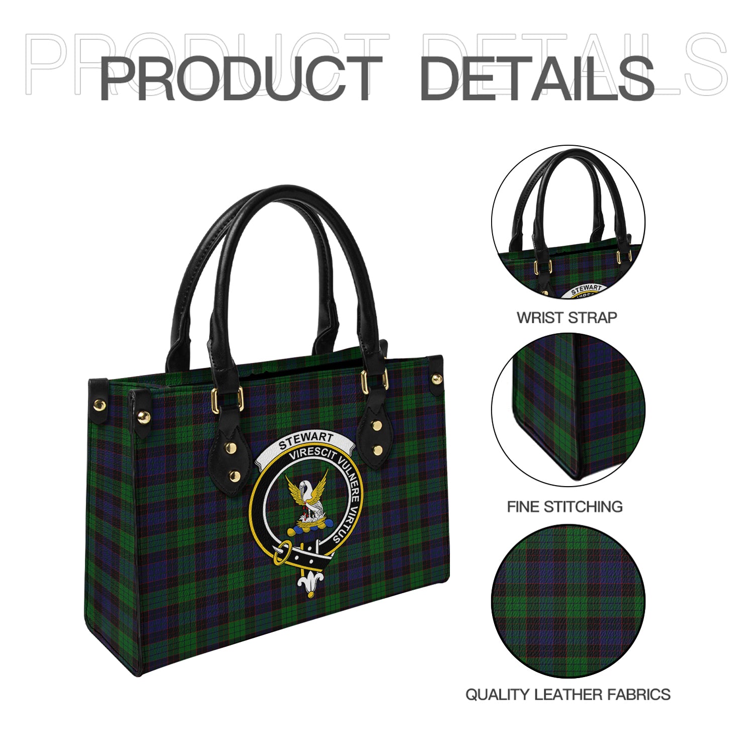 stewart-old-tartan-leather-bag-with-family-crest