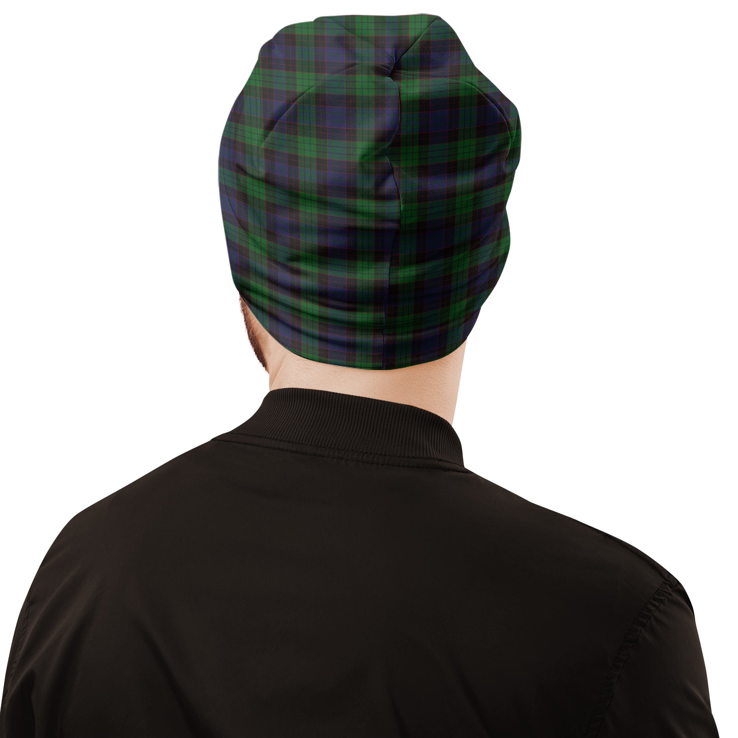 Stewart Old Tartan Beanies Hat with Family Crest - Tartan Vibes Clothing