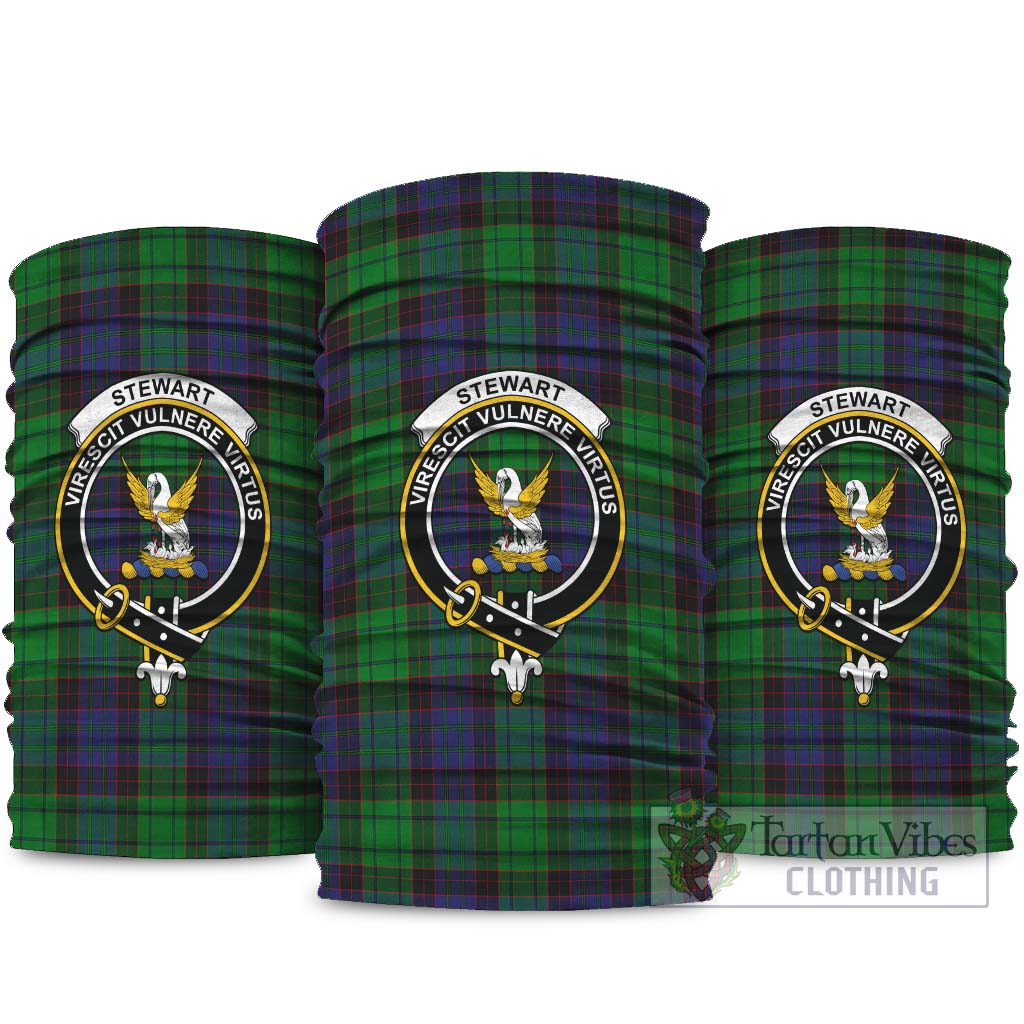 Stewart Old Modern Tartan Neck Gaiters, Tartan Bandanas, Tartan Head Band with Family Crest