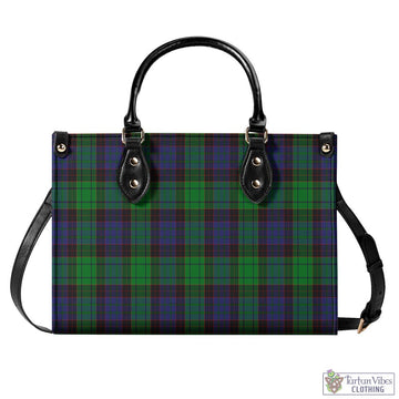 Stewart Old Modern Tartan Luxury Leather Handbags