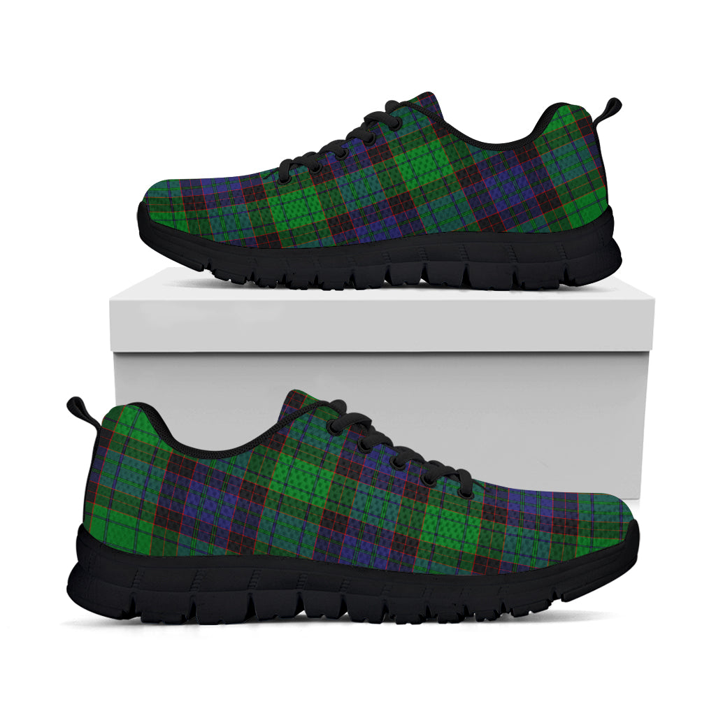 Stewart Old Modern Tartan Sneakers Kid's Sneakers - Tartan Vibes Clothing