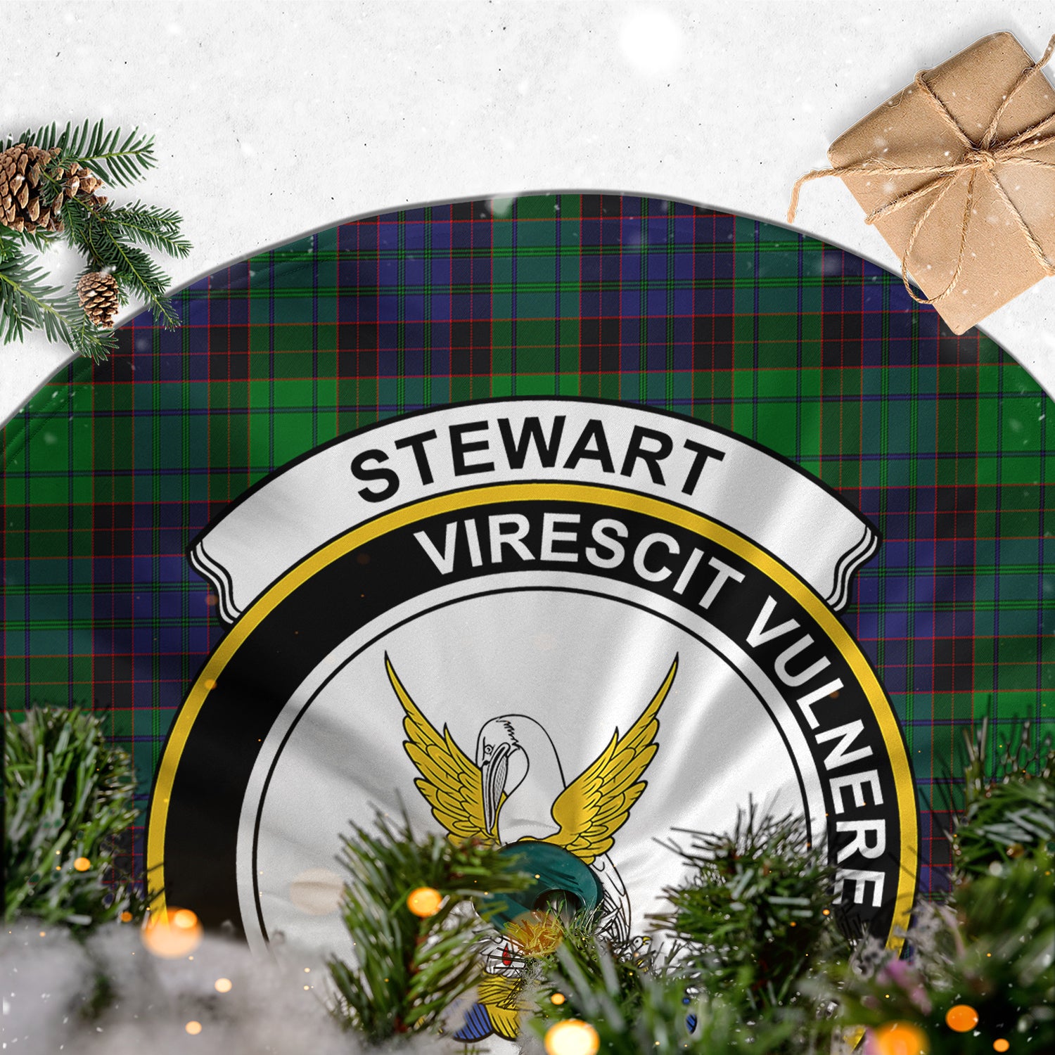 stewart-old-modern-tartan-christmas-tree-skirt-with-family-crest