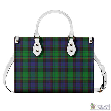 Stewart Old Modern Tartan Luxury Leather Handbags