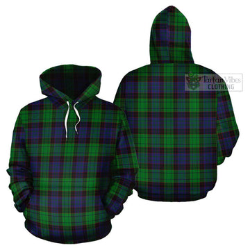 Stewart Old Modern Tartan Cotton Hoodie