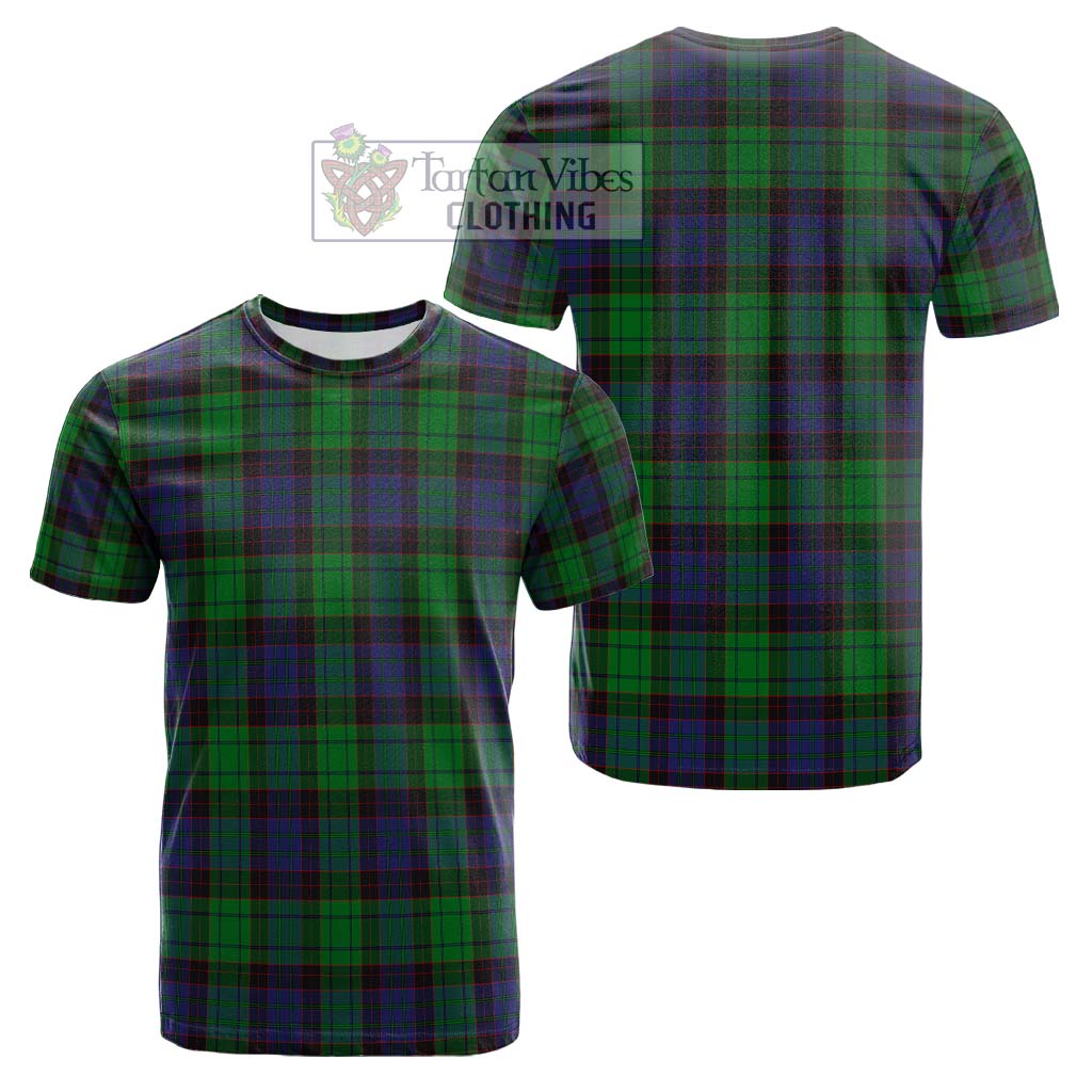 Stewart Old Modern Tartan Cotton T-Shirt Kid's Shirt - Tartanvibesclothing Shop