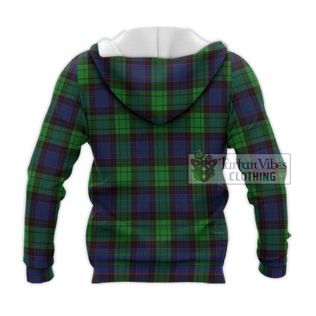 Stewart Old Modern Tartan Knitted Hoodie with Family Crest DNA In Me Style - Tartanvibesclothing Shop