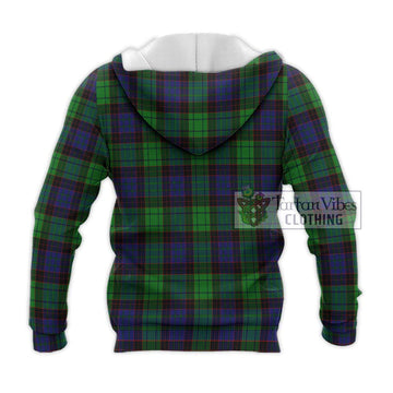 Stewart Old Modern Tartan Knitted Hoodie with Family Crest DNA In Me Style