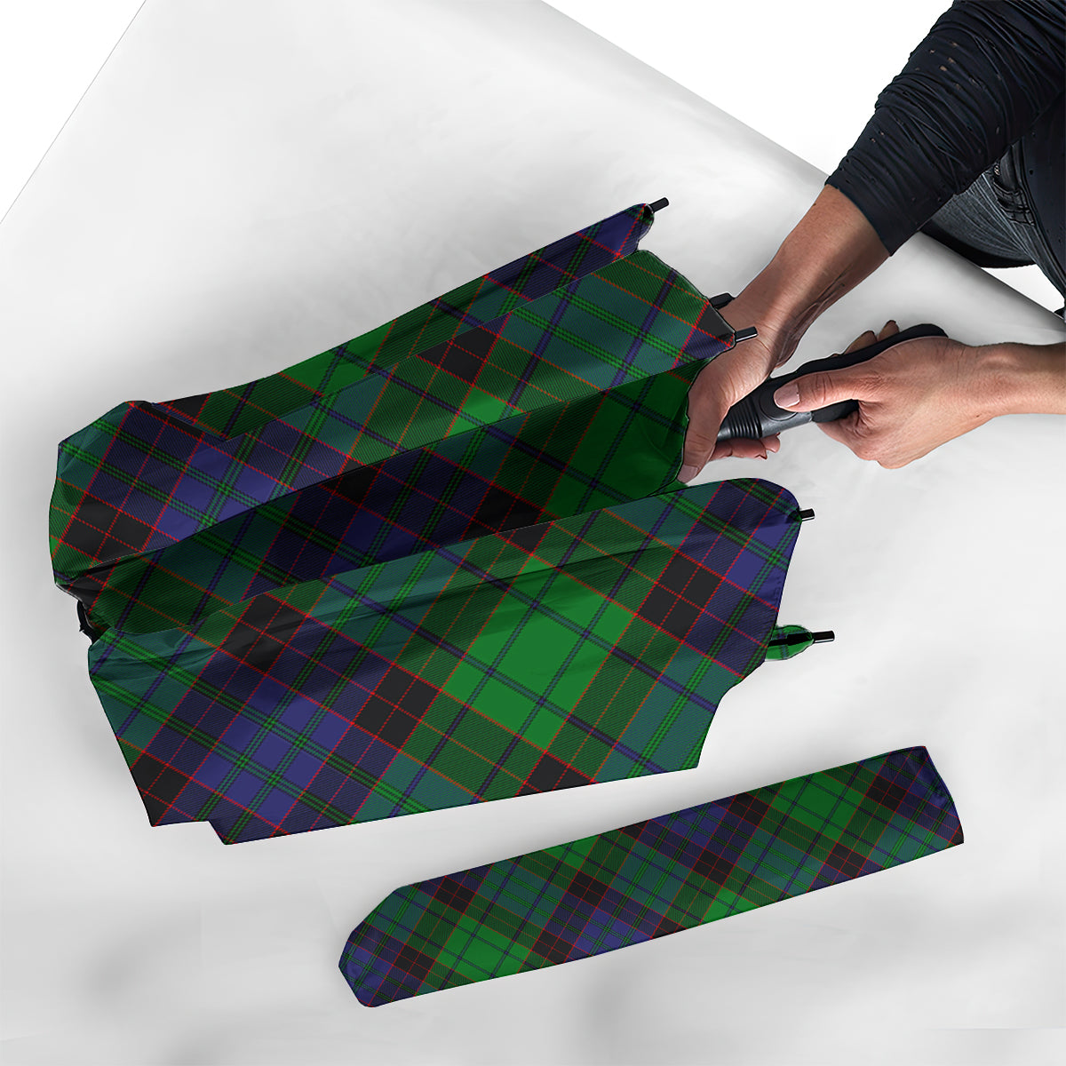 Stewart Old Modern Tartan Umbrella - Tartanvibesclothing