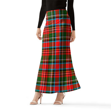 Stewart (Stuart) Tartan Womens Full Length Skirt