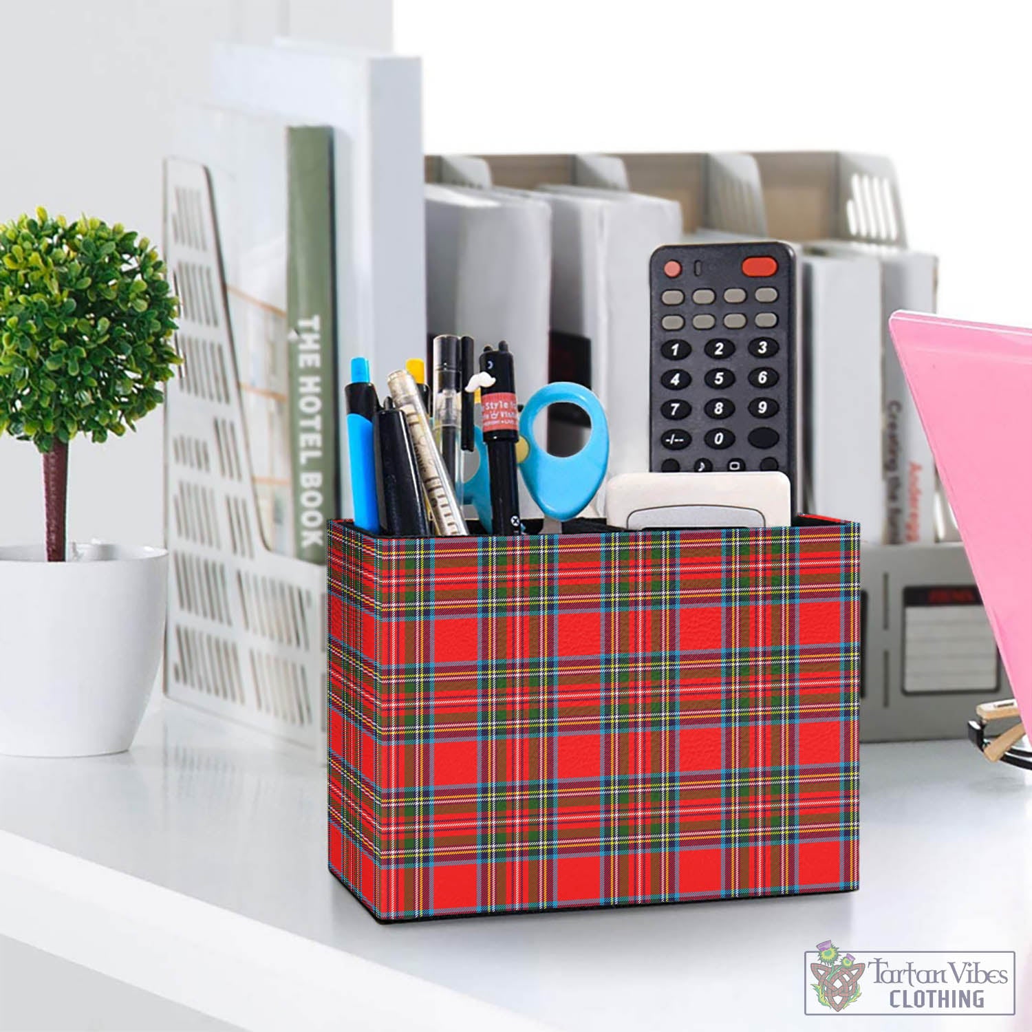 Tartan Vibes Clothing Stewart Royal Tartan Pen Holder