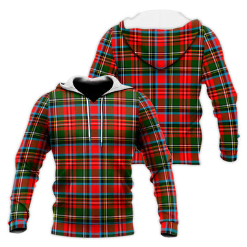 Stewart (Stuart) Tartan Knitted Hoodie