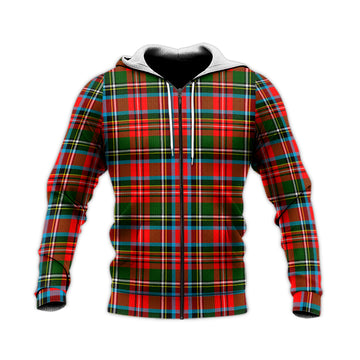 Stewart (Stuart) Tartan Knitted Hoodie