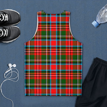 Stewart (Stuart) Tartan Mens Tank Top with Family Crest