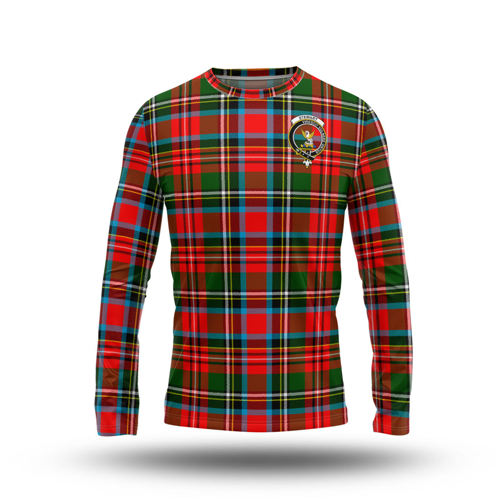 stewart-royal-tartan-long-sleeve-t-shirt-with-family-crest