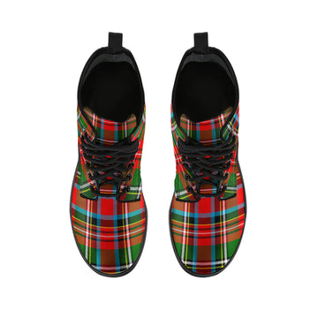 Stewart (Stuart) Tartan Leather Boots