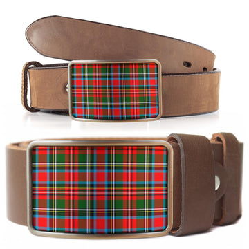 Stewart (Stuart) Tartan Belt Buckles