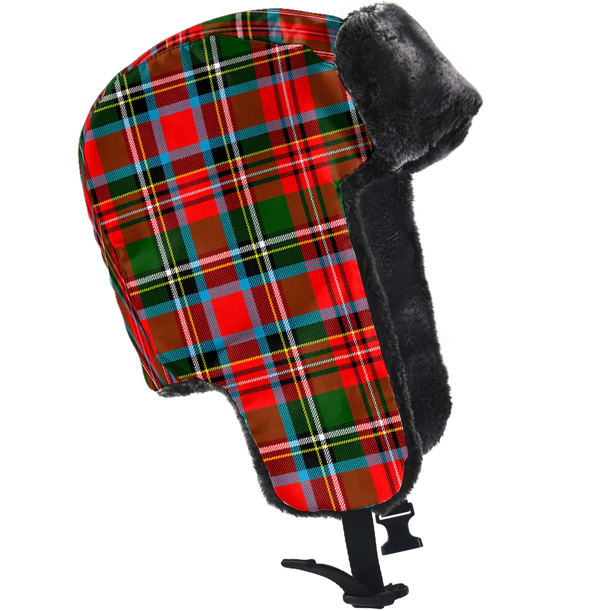 Stewart Royal Tartan Winter Trapper Hat - Tartanvibesclothing