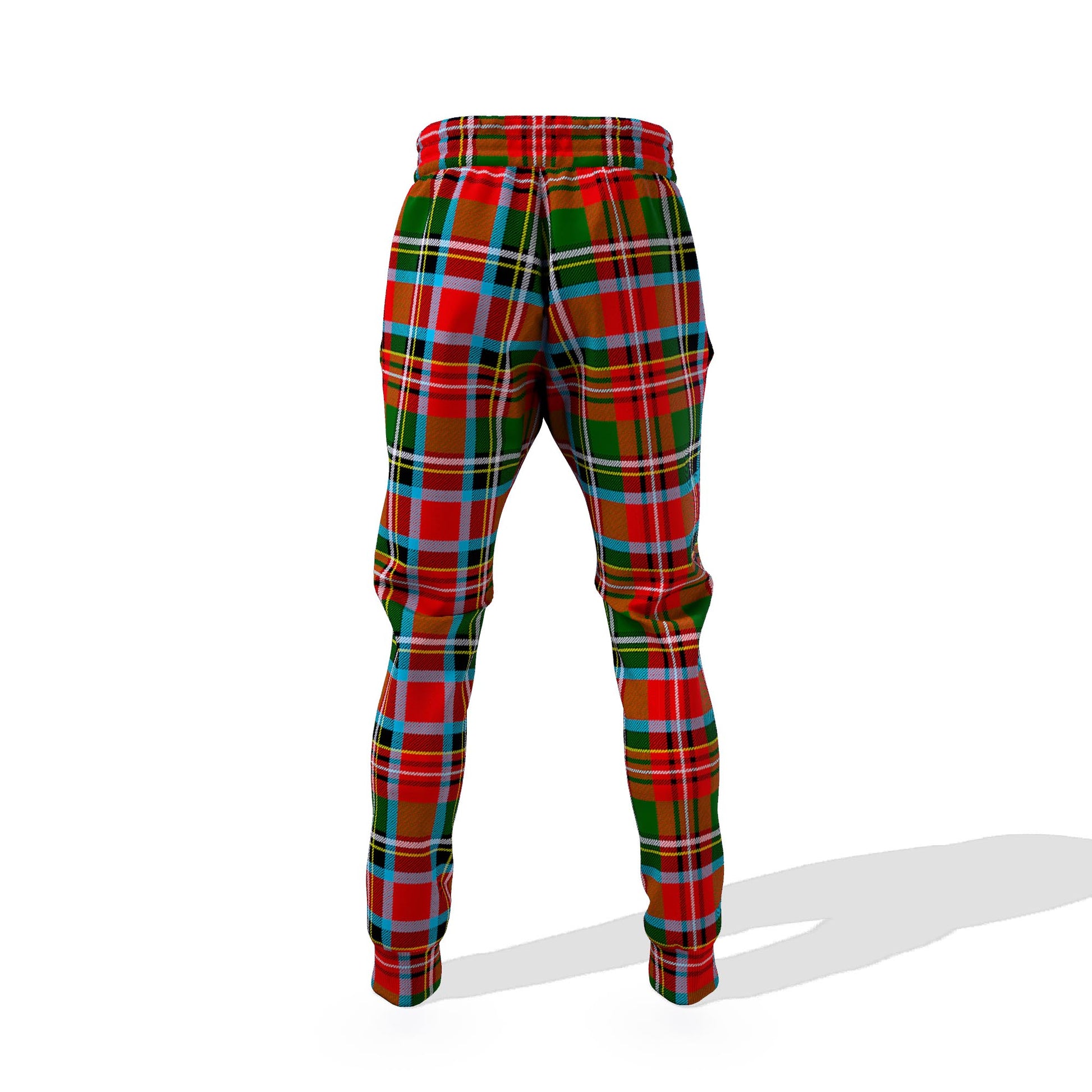 Stewart (Stuart) Tartan Joggers Pants with Family Crest 6XL - Tartan Vibes Clothing