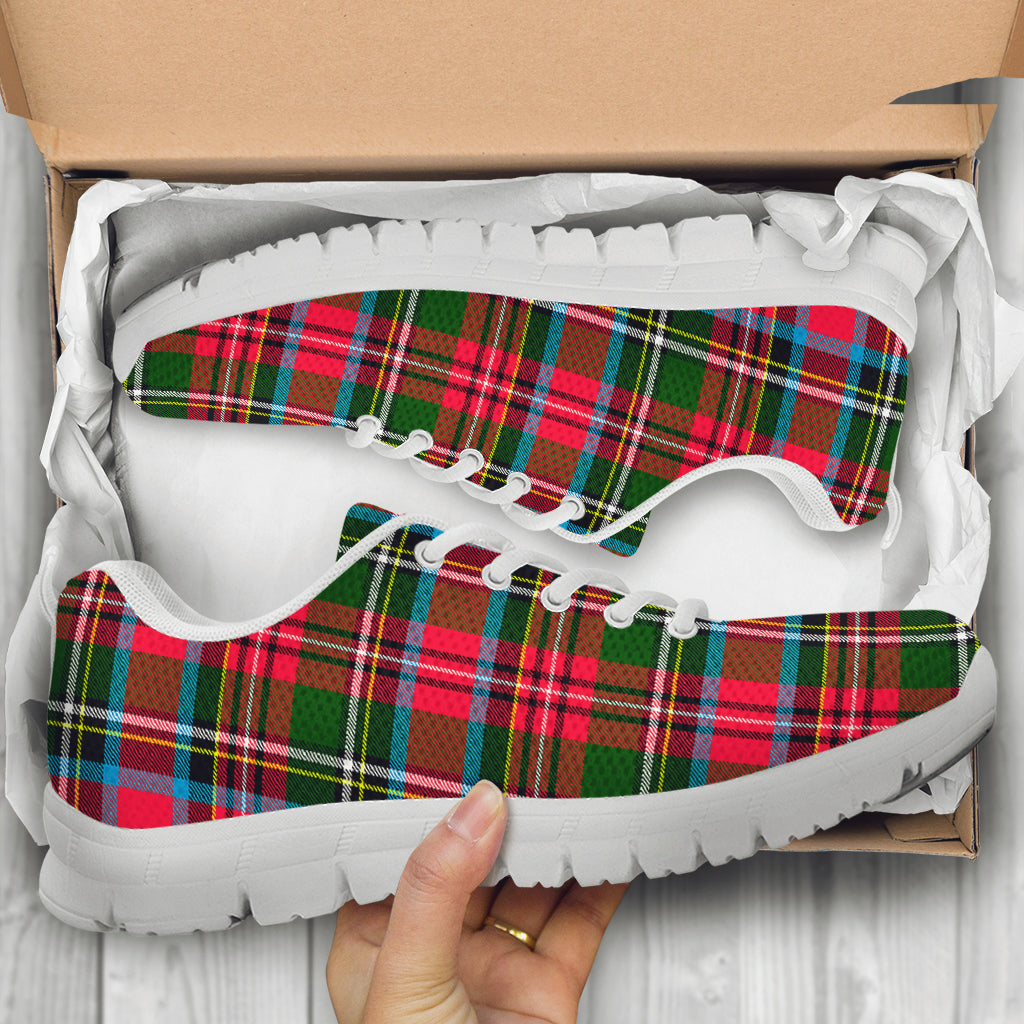 Stewart (Stuart) Tartan Sneakers - Tartan Vibes Clothing