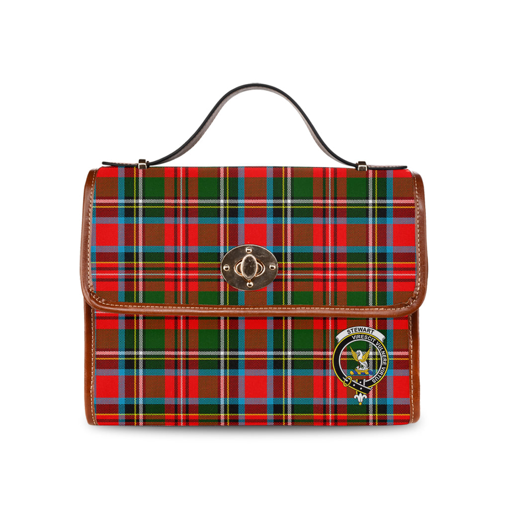 stewart-royal-tartan-leather-strap-waterproof-canvas-bag-with-family-crest