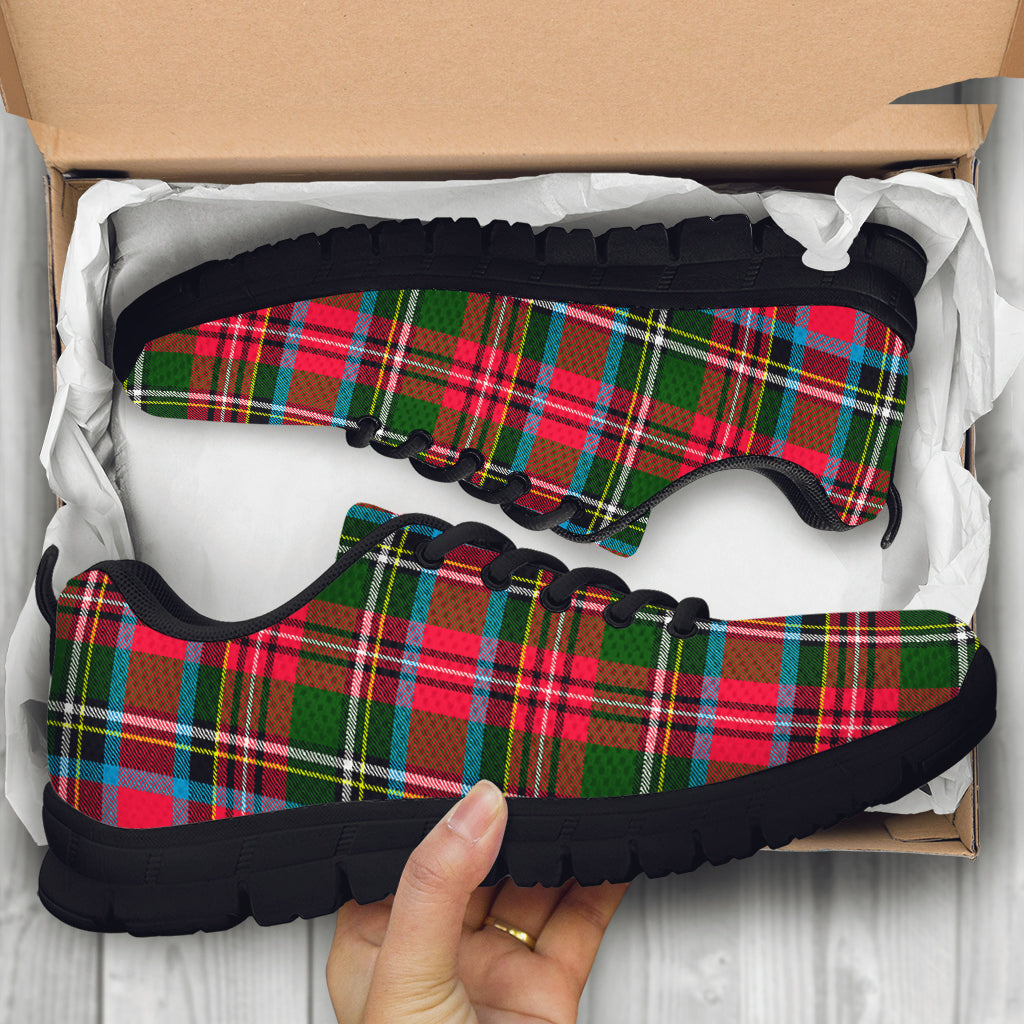 Stewart (Stuart) Tartan Sneakers - Tartan Vibes Clothing