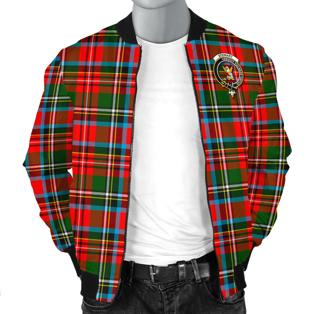 stewart-royal-tartan-bomber-jacket-with-family-crest