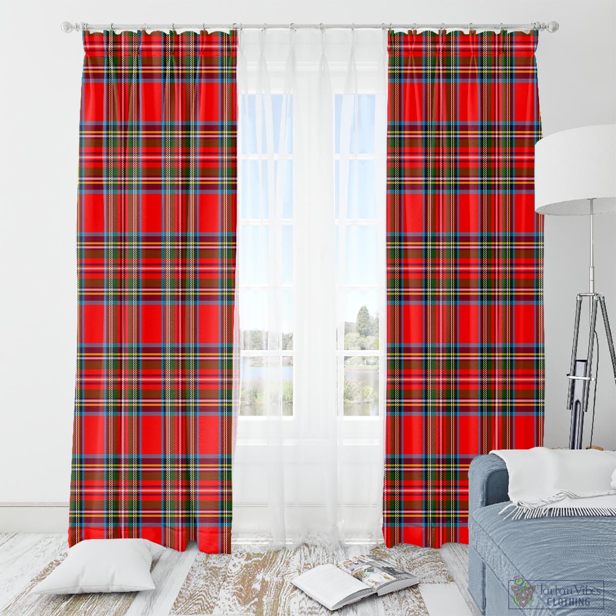 Stewart Royal Tartan Window Curtain