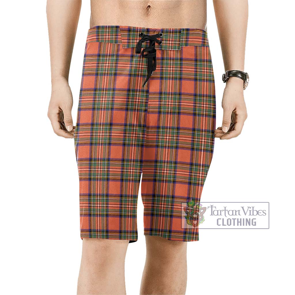 Stewart Royal Ancient Tartan Men's Board Shorts Men - Tartan Vibes Clothing