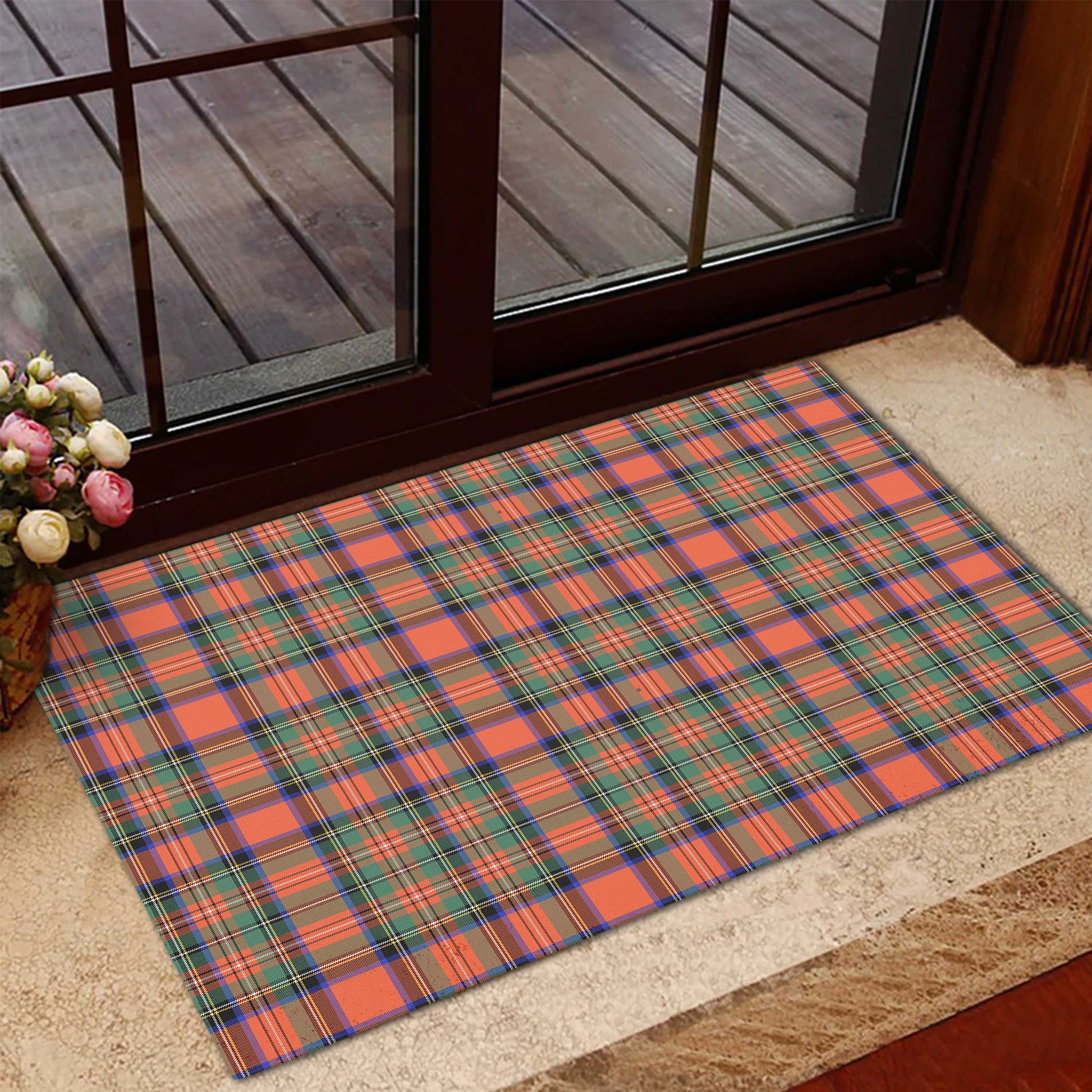 Stewart Royal Ancient Tartan Door Mat - Tartanvibesclothing Shop