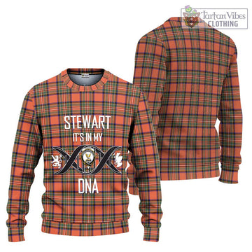 Stewart Royal Ancient Tartan Ugly Sweater with Family Crest DNA In Me Style