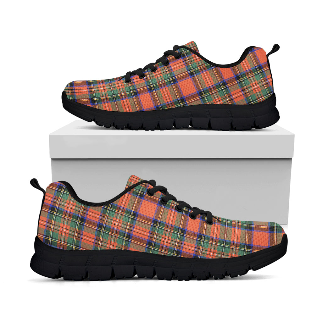 Stewart Royal Ancient Tartan Sneakers Kid's Sneakers - Tartan Vibes Clothing