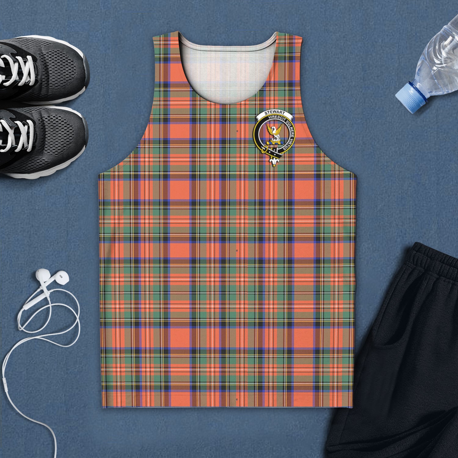 stewart-royal-ancient-tartan-mens-tank-top-with-family-crest