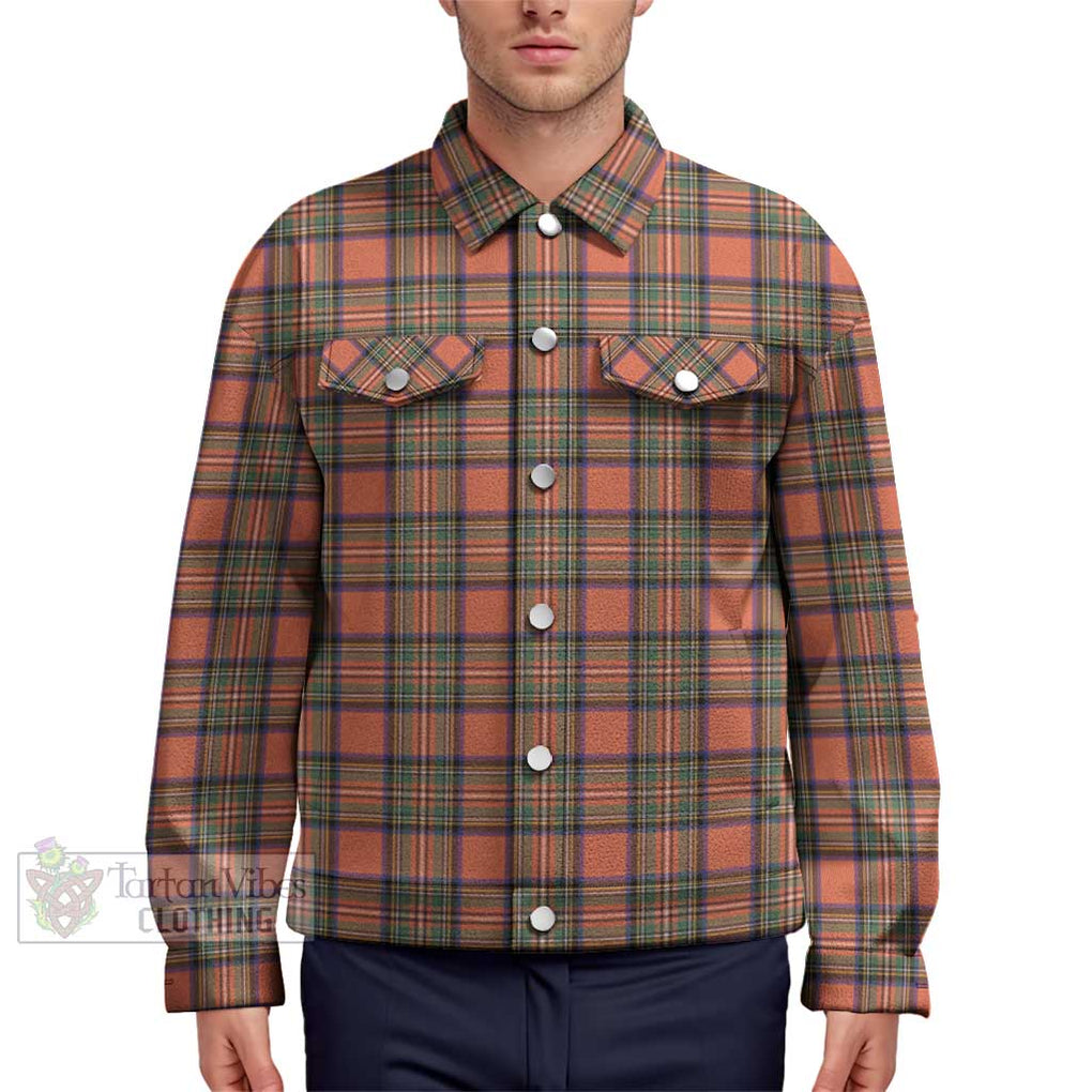 Stewart Royal Ancient Tartan Unisex Lapel Cotton Jacket Unisex - Tartan Vibes Clothing