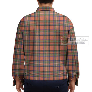 Stewart Royal Ancient Tartan Unisex Lapel Cotton Jacket