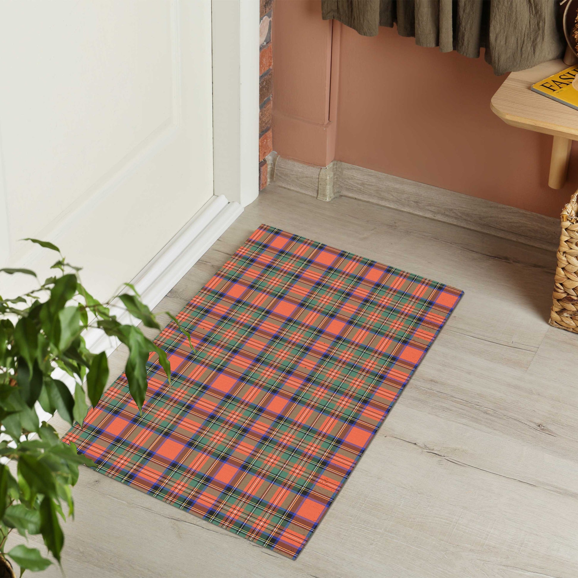 Stewart Royal Ancient Tartan Door Mat - Tartanvibesclothing Shop