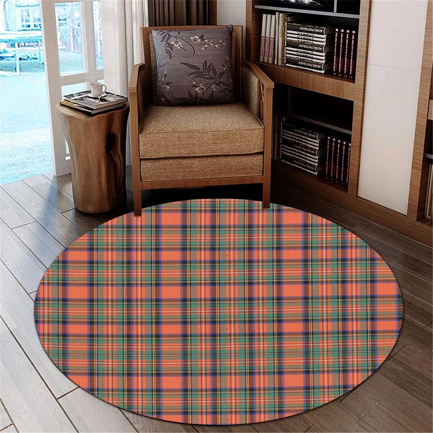 stewart-royal-ancient-tartan-round-rug