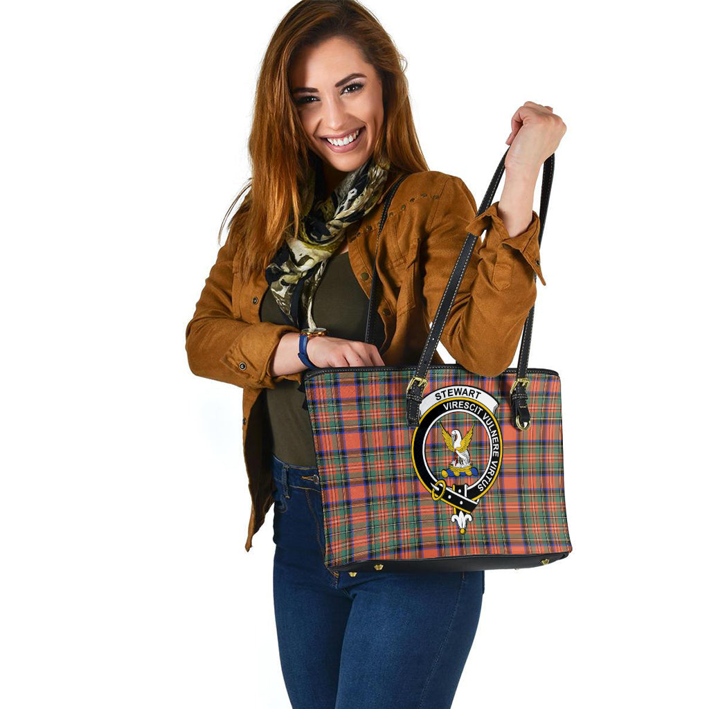 stewart-royal-ancient-tartan-leather-tote-bag-with-family-crest