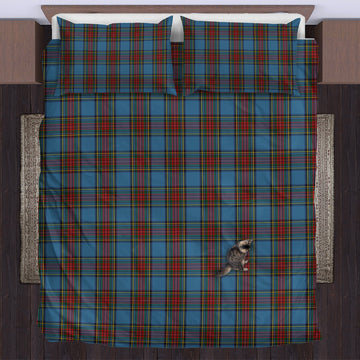 Stewart Royal Blue Tartan Bedding Set