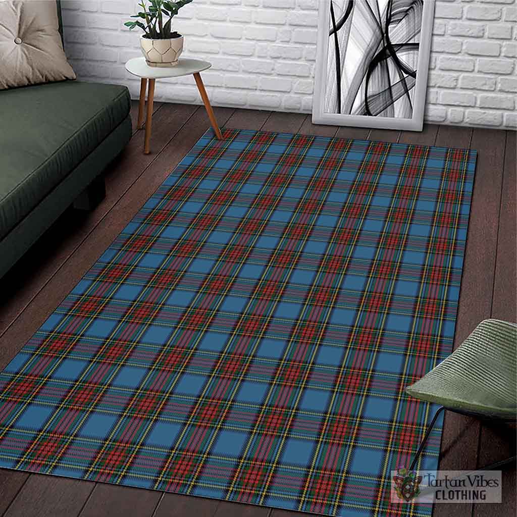 Tartan Vibes Clothing Stewart Royal Blue Tartan Area Rug