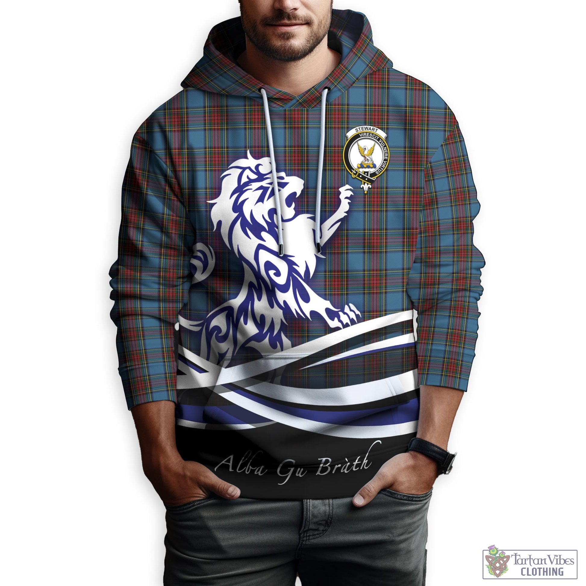 stewart-royal-blue-tartan-hoodie-with-alba-gu-brath-regal-lion-emblem