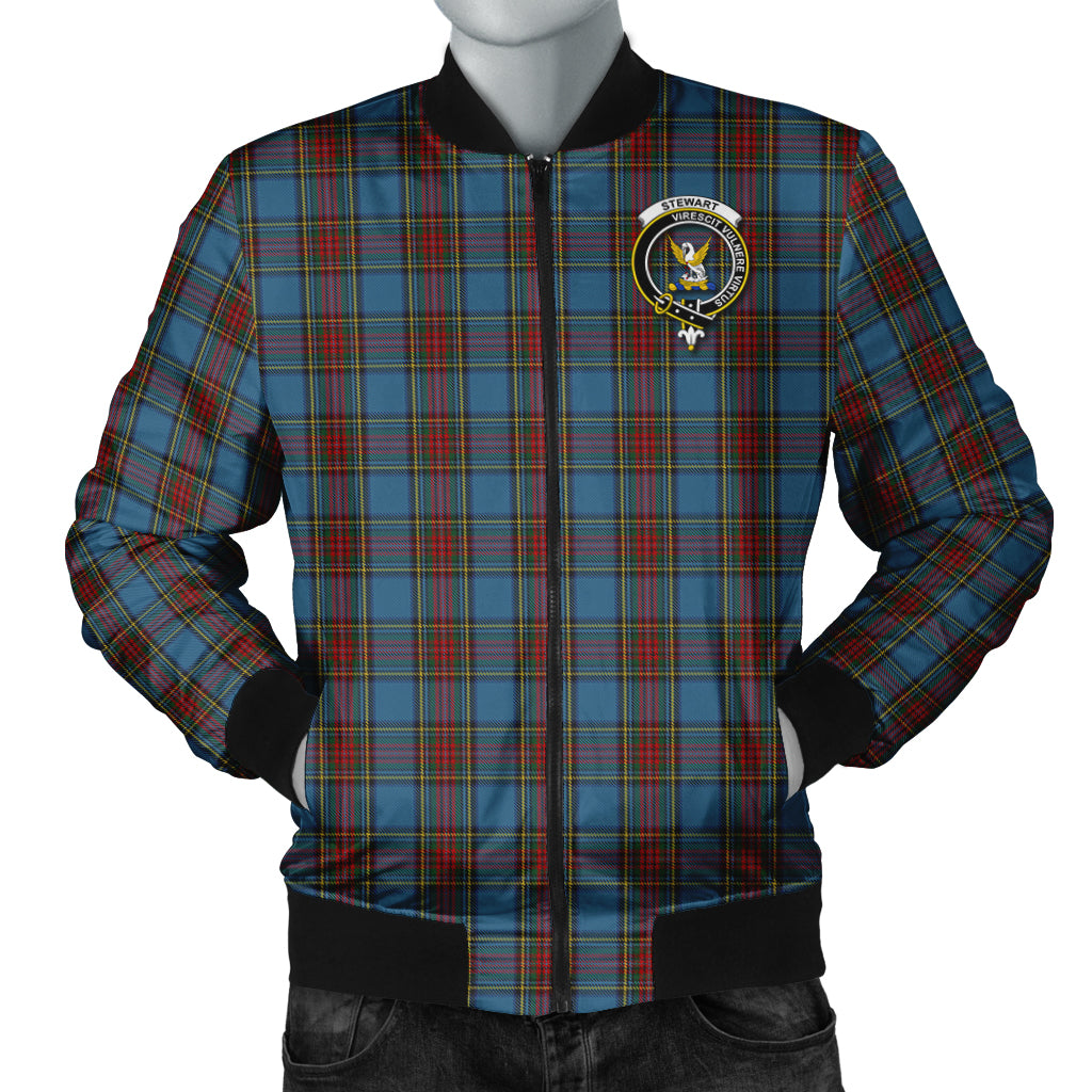 stewart-royal-blue-tartan-bomber-jacket-with-family-crest