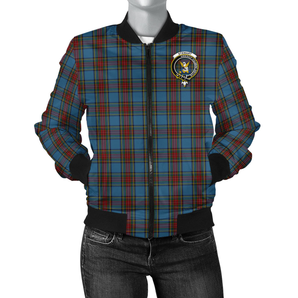 stewart-royal-blue-tartan-bomber-jacket-with-family-crest