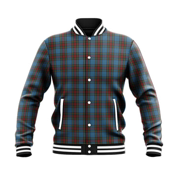 Stewart Royal Blue Tartan Baseball Jacket