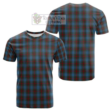 Stewart Royal Blue Tartan Cotton T-Shirt