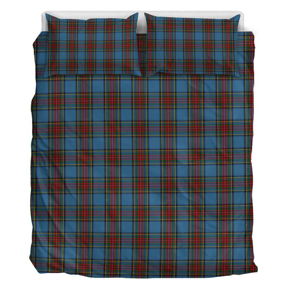 Stewart Royal Blue Tartan Bedding Set - Tartan Vibes Clothing