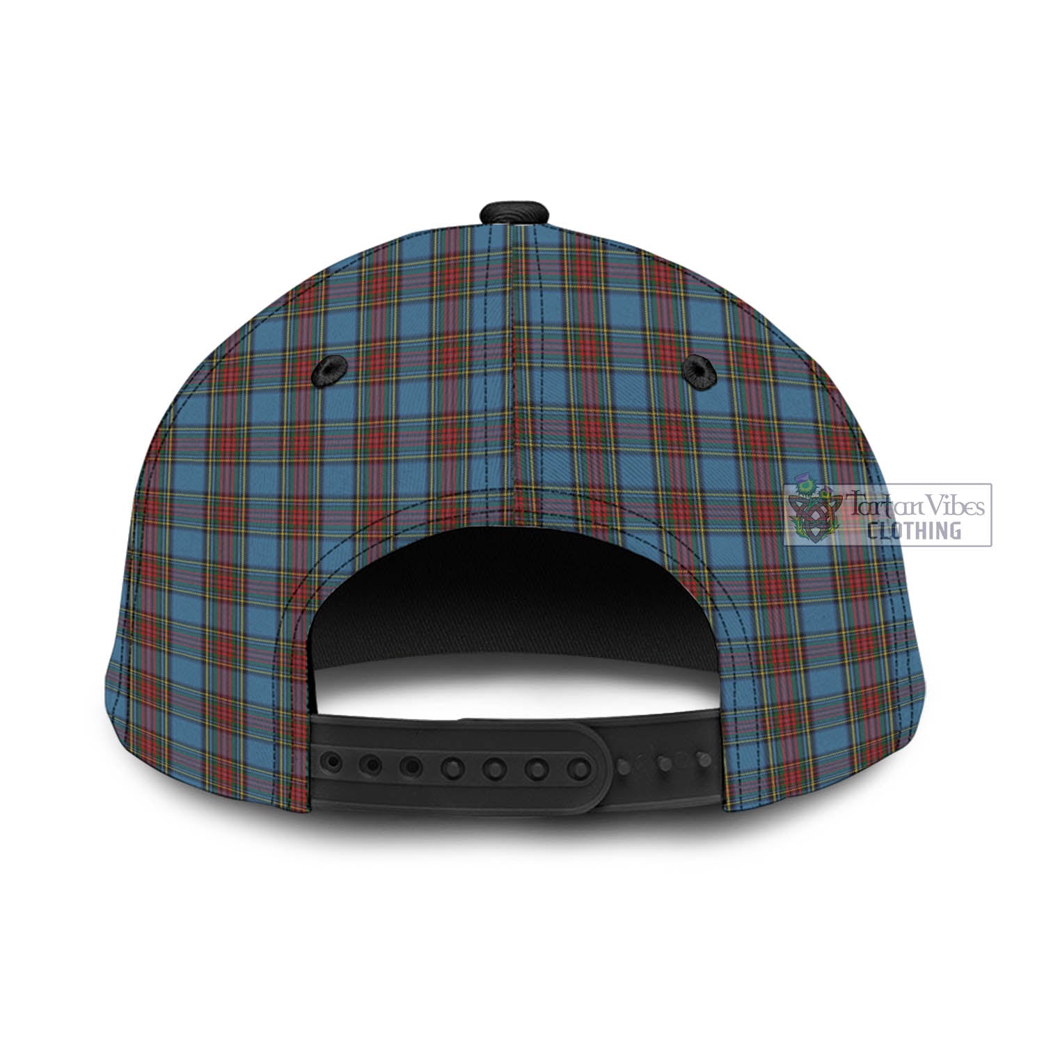 Tartan Vibes Clothing Stewart Royal Blue Tartan Classic Cap with Family Crest In Me Style