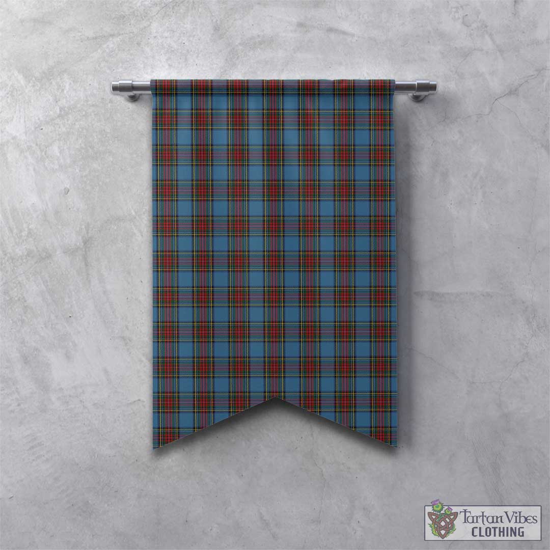 Tartan Vibes Clothing Stewart Royal Blue Tartan Gonfalon, Tartan Banner