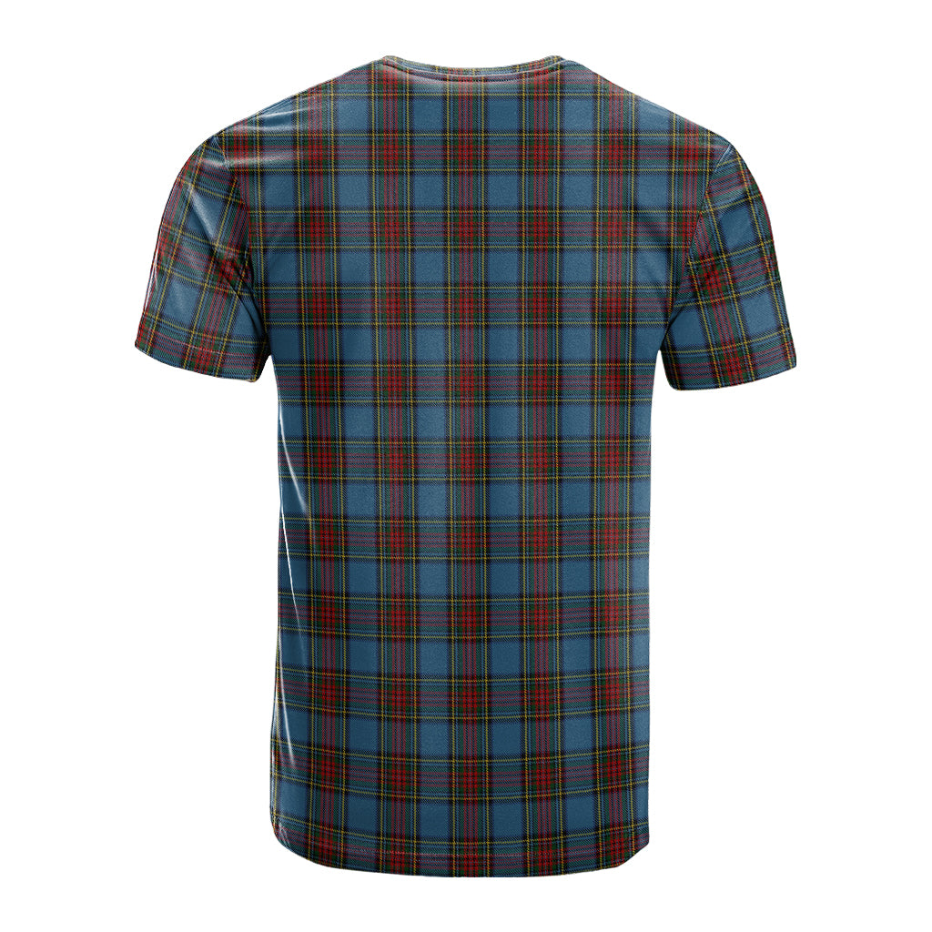 Stewart Royal Blue Tartan T-Shirt - Tartan Vibes Clothing