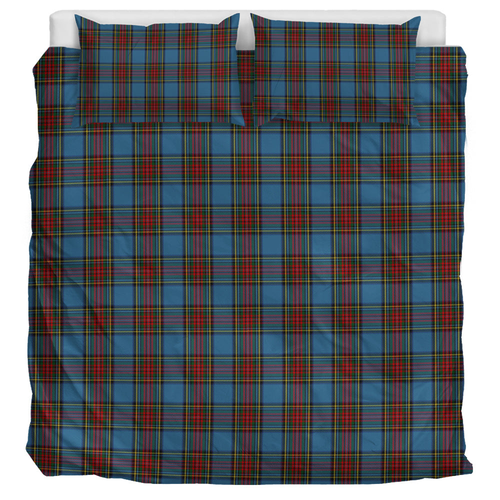 Stewart Royal Blue Tartan Bedding Set UK Bedding Set UK Super King 104*94 inch - Tartan Vibes Clothing