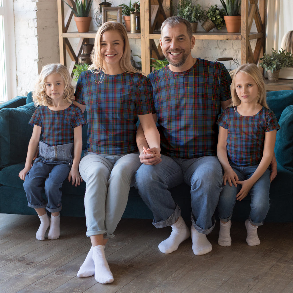 Stewart Royal Blue Tartan T-Shirt - Tartan Vibes Clothing